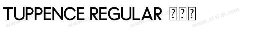 Tuppence Regular字体转换